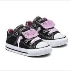Hello Kitty Black Converse All Star Chuck Taylor